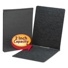 Smead End Opening Pressguard Report Cover Prong Fastener Letter Black 81124