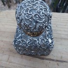 Vintage Antique Glass Filigree  Ink Well  From A Fl  Estate  2 Unknown Location