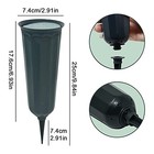 2pcs Cemetery Vase For Grave Decorations  Headstones Flower Holder With Green