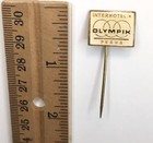 Vtg Czech Prague Stick Pin Interhotel Olympik Praha Enamel Metal Hotel Travel