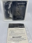 Vintage Sharp Am-fm Portable Cassette Tape Player   Headphones Black  Jc126 New