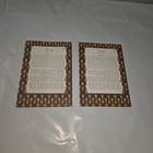 Set Of 2 Hebrew Chanukah Prayer Booklets Judaica Menorah Design Vintage