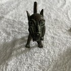 Benin-style Cast Bronze Leopard Figurine Originating From Nigeria