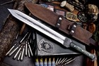 Cfk Ipak Handmade D2 Custom Replica Roman Maximus Dagger Short Sword Sport-knife
