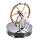 Diy Low Temperature Stirling Engine Motor Steam Heat Stainless Steel Model