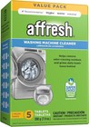 Affresh Washing Machine Cleaner  For Whirlpool  Maytag   Amana  - 6 Tablets