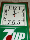 1970 s 7-up Clock In Wood Frame Hanover Clocks Wilmington North Carolina 20 5 8 