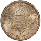 1938-bp Hungary 5 Pengo Silver Coin - Ngc Ms 63 - Km  516