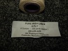 Vintage Nos Braid Aid Fabrics Pure Irish Linen 6 Ply Thread