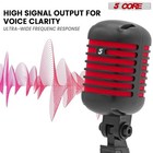 5core Vintage Microphone Classic Dynamic Professional Xlr Studio Retro Style Mic