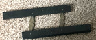 A G Thornton England Antique vintage Ebony And Brass Parallel Ruler Vgc