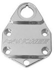 Modquad Handlebar Clamp W  Key Guard Banshee Logo Hc1-bk Polished