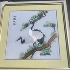 New Antique Asian Silk Embroidered Art Professional Framed Gorgeous