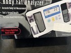 Omron Body Logic Body Fat Analyzer Model Hbf-301 Portable Handheld With Manual