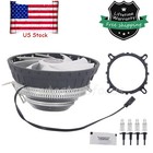 Cpu Cooler Fan Heatsink Rgb Led For Intel Lga1156 1155 775 Am2  Am2  amd Am3 