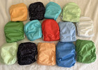 Bum Genius Original Snap One Size Pocket Baby Cloth Diapers Lot 14