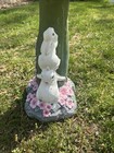 Vintage-style 20    Antique Birdbath With 2 Figurines - All-weather Durable Design