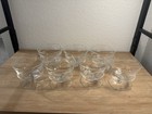 Vintage Etched Glass Liqueur Or Cocktail Glasses  Set Of 7