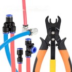 New Pneumatic Air Hose Disconnect Tool Pliers 1 4 5 16 Push Fitting Kit Us