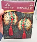 Sulyn Holiday Time Royal Ruby Vtg Sequin Bead Christmas Ornament Kit Boxed Nos