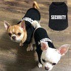 Security Dog T-shirt Dog Shirt Dog Vest Puppy Shirts Cat Top Tee Puppy Clothing