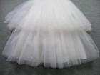 Trish Scully Dress Girls 5 White Sleeveless Tulle Flower Girl Formal Princess