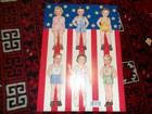 Paper Dolls United We Stand  Vintage War Set Redone By Shackman In 2000