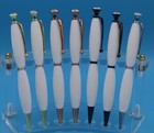 Handmade 3d Printed Goddess White Ballpoint Pen Crystal Cap Gift  1 Pen 