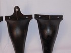 Set Of 4 Antique Cast Iron Stove Legs Architectural Salvage Upcycle 10 
