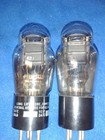  2  National Union   Nu 45 Audio Power Amplifier Tubes - Tv7 Tested - Strong