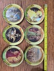 Vintage Metal Coasters Feature Iconic Budweiser Advertising Illustrations  Set