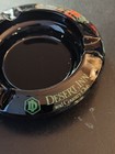 Vintage Desert Inn And Country Club Black Glass Ashtray Las Vegas Nevada Casino
