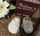 Tallina s Doll Shoes Size 3 White  Style 318 Baby Doll Type Vintage