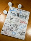 Pirates Of The Caribbean 4 Script Signed- Autograph Reprints- Jack Sparrow