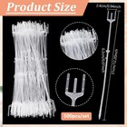 500 Pcs Floral Picks Card Holder Bulk  Flower Card Holder Stick Plastic Flora   