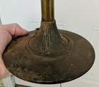 Antique Art Deco Metal Table Lamp Decor Nouveau Rare 13   Furniture Original