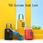 Tsa 3 Digit Combination Lock New Anti-theft Security Tool Customs Password Lock 