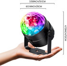 Disco Ball Dj Party Lights Sound Activated With Remote Control Strobe Lamp 7 Mod