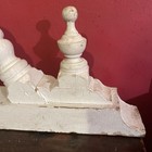 Large Antique White Roof Bracket Corbel Shabby Vintage Salvage Huge Decorative
