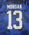 Alex Morgan Signed Autographed Team Usa Blue Woman   s Soccer Jersey W  Coa         