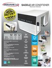 Refurbished 8000 Btu Saddle Window Air Conditioner Cools Up To 400 Sq ft