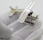 Vintage Italian Handmade Genuine Sterling Silver Floatplane Seaplane Figurine