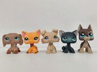 5pcs lot Littlest Pet Shop Figure Lps Cat Dog  518 1643 1194 336 817 Kid Toy