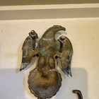 Antique Brass Finish Eagle Bird Metal Door Knocker W  Ring  Gold  6 In  0102 