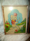 1940s Baby Nursery Prints Animals Glow In The Dark J T Citroen Ny Elephant Duck