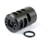 Black Aluminum Ruger Mark Iv 22 45 1 2 x28 Tpi Muzzle Brake  22lr