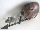 Iron Pig And Piglet Weather Vane Hand Made Embossed Weathervane