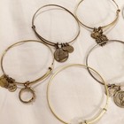 Lot Of 8 Alex And Ani Bracelets Disney Clavena Compass Crown
