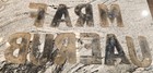 Antique Farm Bureau Advertising Porcelain Letters - Diy  Metal Sign