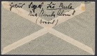 Brazil S  o Paulo To Hannover Germany Airmail Cover Postage 1938 Latin America